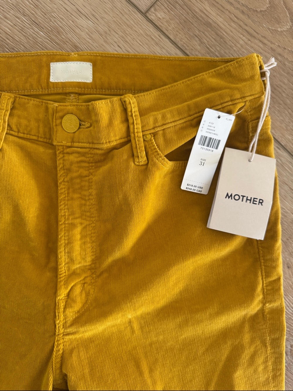 NWT MOTHER The Mid Rise Dazzler in Hopscotch - Picture 2 of 15